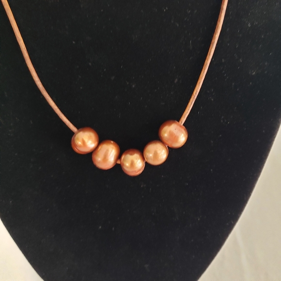 Genuine Pearls Bronze Color - Picture 2 of 5